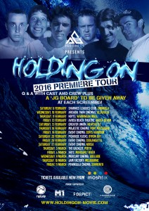 JG Boards Holding On Premiere Tour Poster